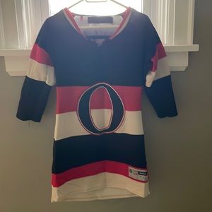 One of a kind Ottawa Senators Heritage Jersey dress
